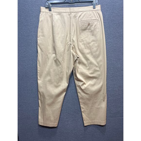 Vinage Ralph Lauren Sport Ankle Khaki Pants Womens Size 10 Made In Hong Kong - Picture 2 of 16